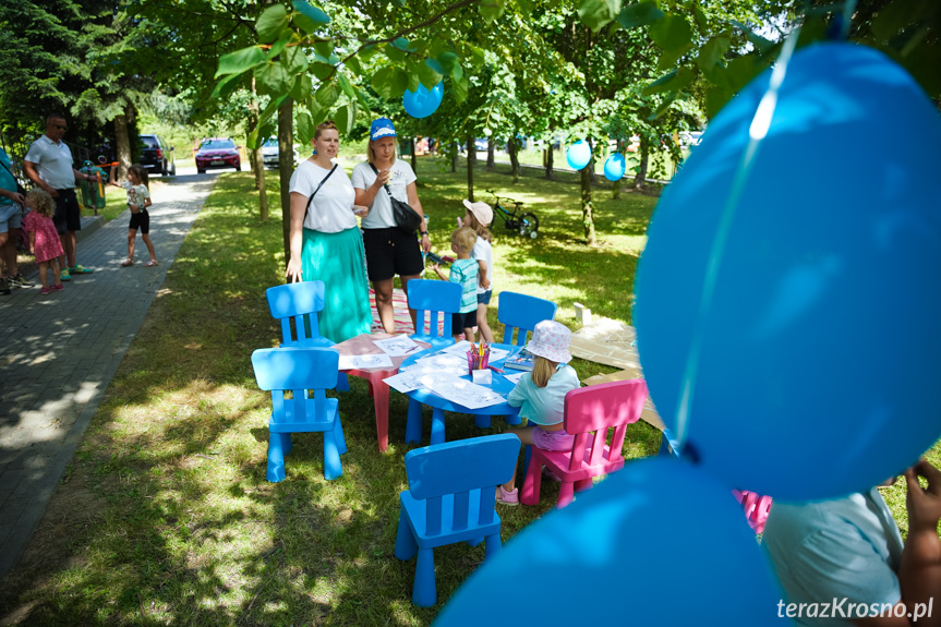 Piknik wakacyjny na Osiedlu Stefana Grota - Roweckiego w Krośnie