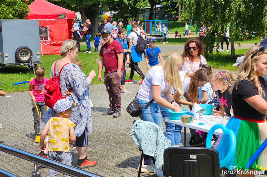 Piknik z okazji Dnia Dziecka w Krośnie