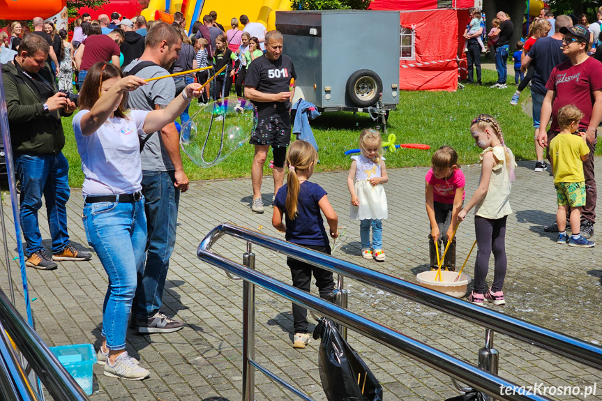 Piknik z okazji Dnia Dziecka w Krośnie