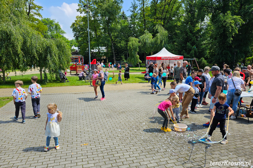 Piknik z okazji Dnia Dziecka w Krośnie