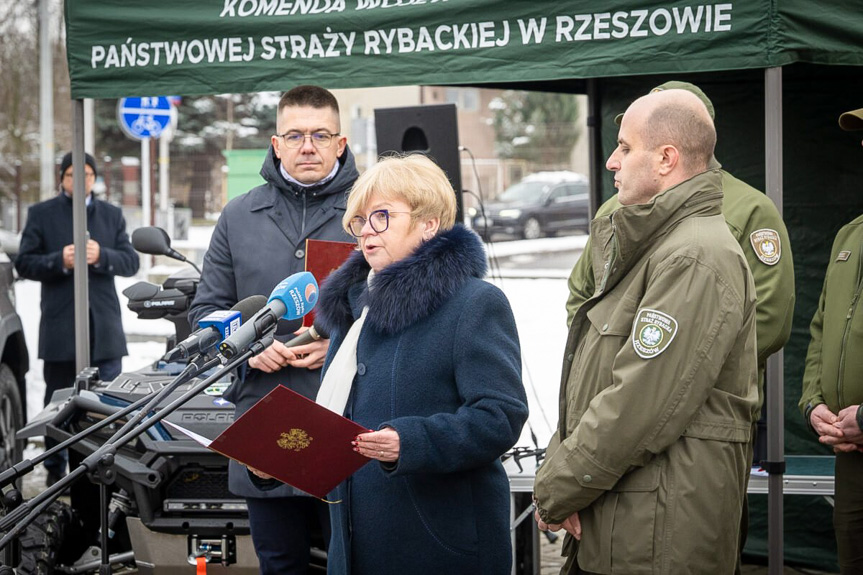 Podkarpacie. Nowy sprzęt dla Państwowej Straży Rybackiej