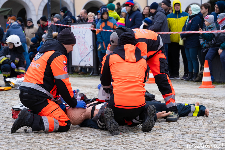 Pokaz ratowniczy WOŚP Krosno 2024