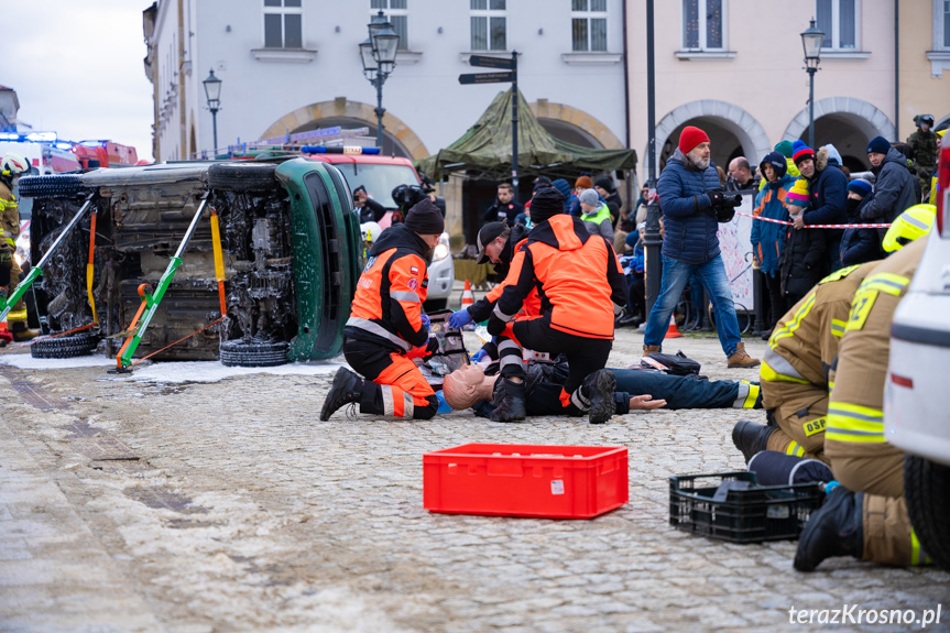 Pokaz ratowniczy WOŚP Krosno 2024