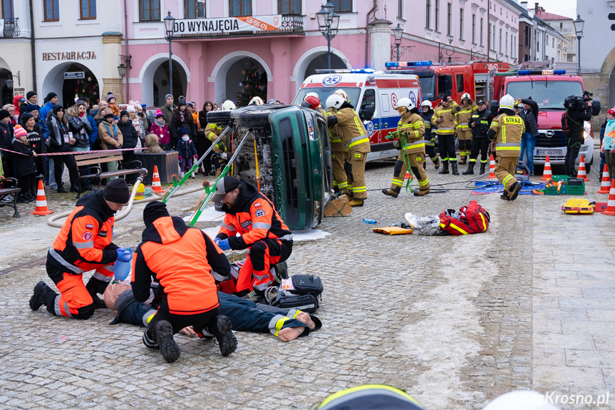 Pokaz ratowniczy WOŚP Krosno 2024