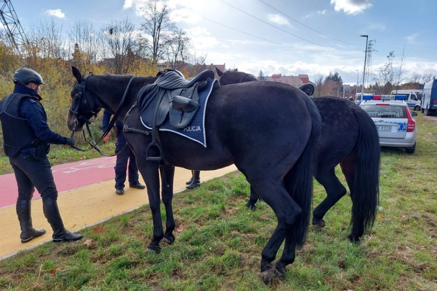 Policja zabezpiecza mecz