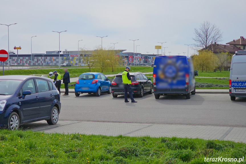 Policyjny dron nad krośnieńskimi ulicami