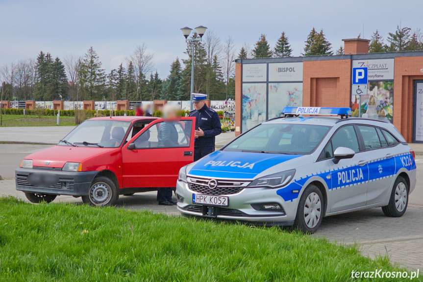 Policyjny dron nad krośnieńskimi ulicami