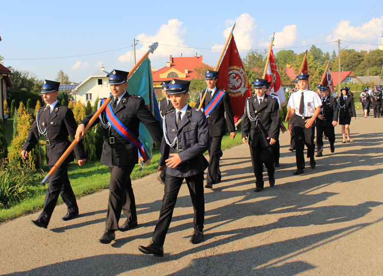 Poświęcenie figury św. Floriana w Niżnej Łące