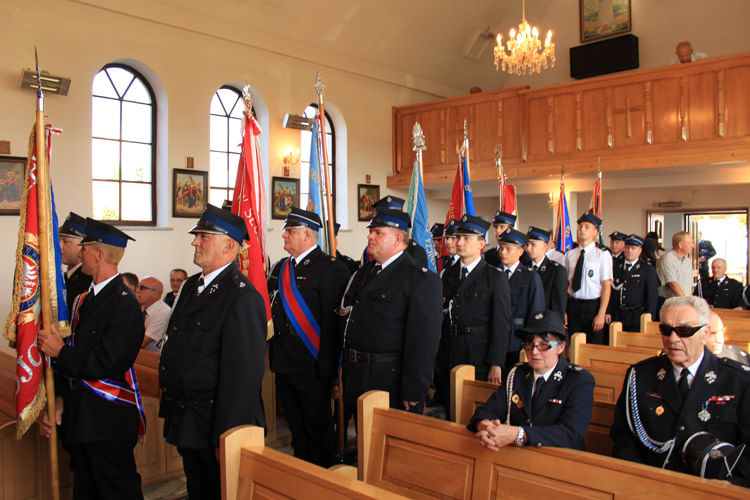 Poświęcenie figury św. Floriana w Niżnej Łące