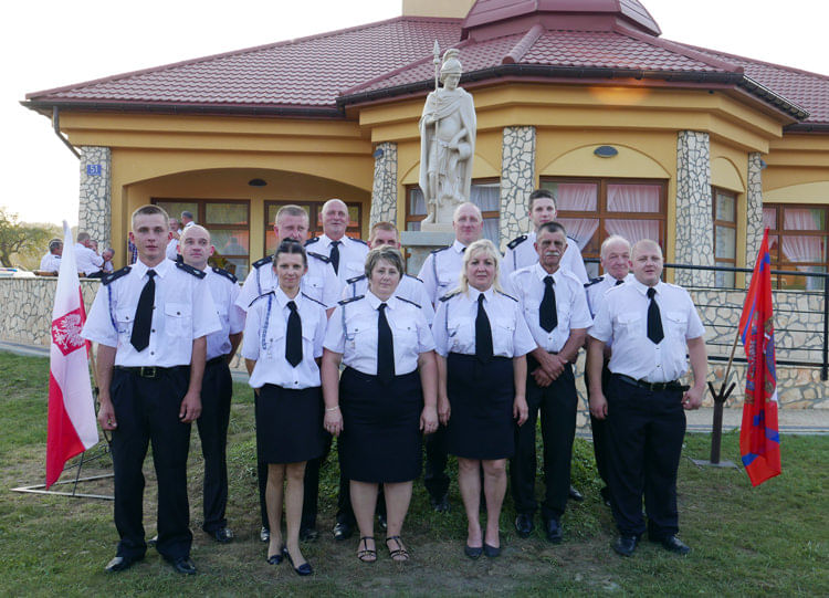 Poświęcenie figury św. Floriana w Niżnej Łące