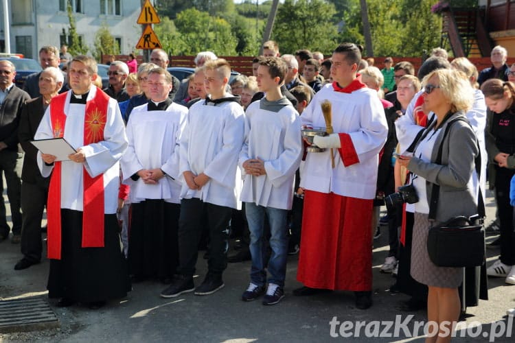 Poświęcenie kapliczki we Wróbliku Królewskim