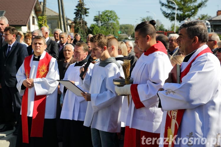 Poświęcenie kapliczki we Wróbliku Królewskim