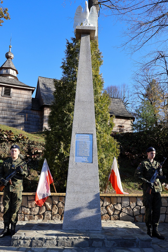 Poświęcenie odrestaurowanego pomnika w Króliku Polskim