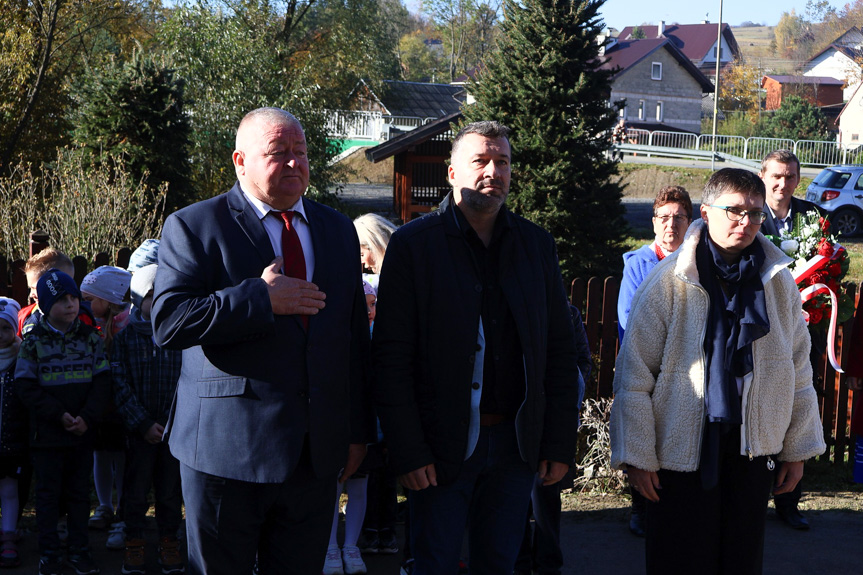 Poświęcenie odrestaurowanego pomnika w Króliku Polskim