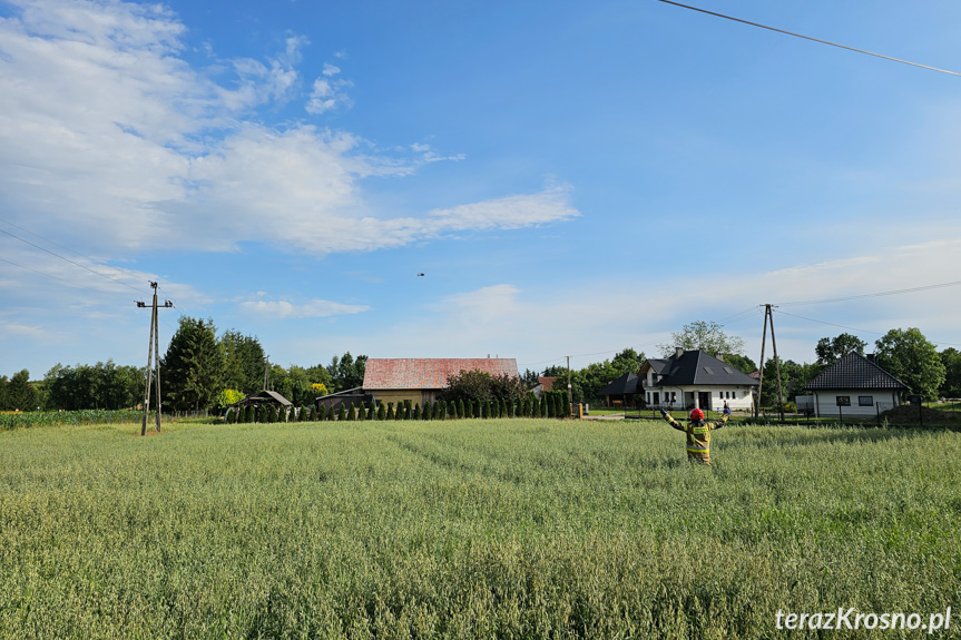 Potrącenie dziecka przez samochód w Przybówce