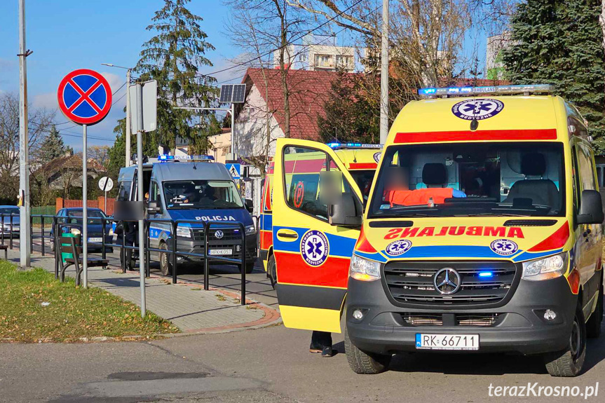 Potrącenie dwóch osób w Krośnie