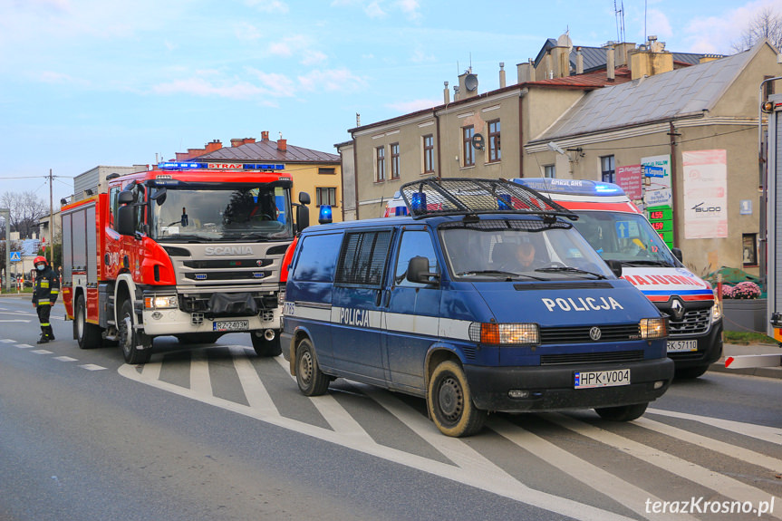 Potrącenie pieszego w Dukli