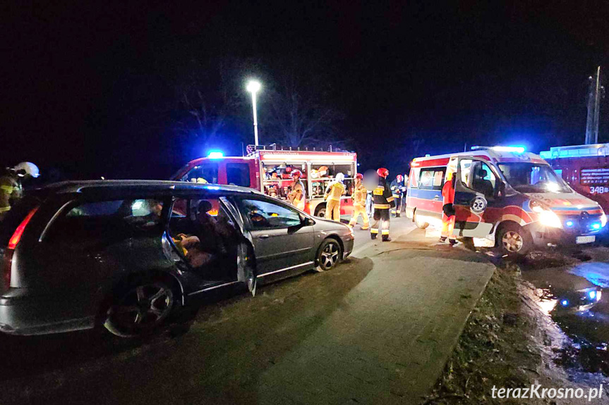 Potrącenie pieszego w Ustrobnej