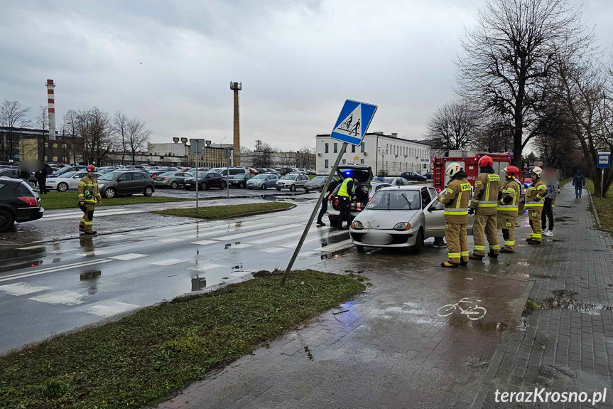 Potrącenie pieszej w Krośnie