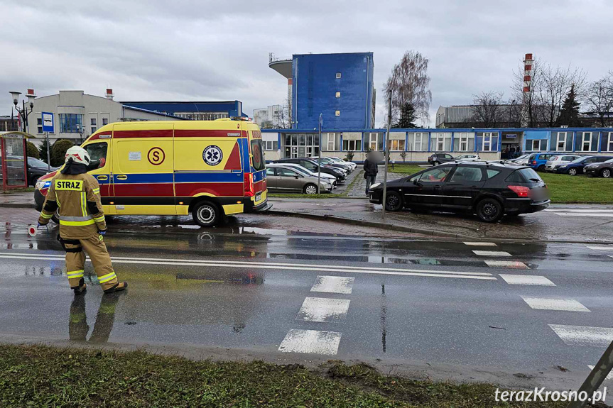 Potrącenie pieszej w Krośnie