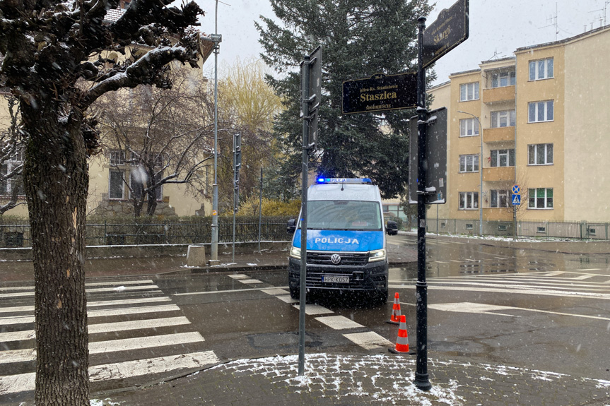 Potrącenie pieszej w Krośnie