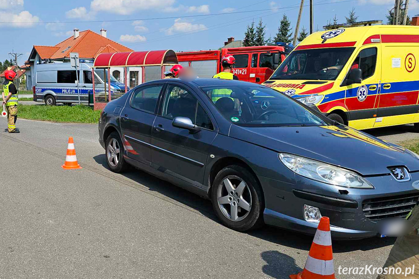 Potrącenie rowerzysty w Krośnie