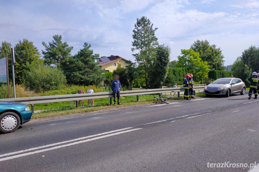 Potrącenie rowerzysty w Moderówce