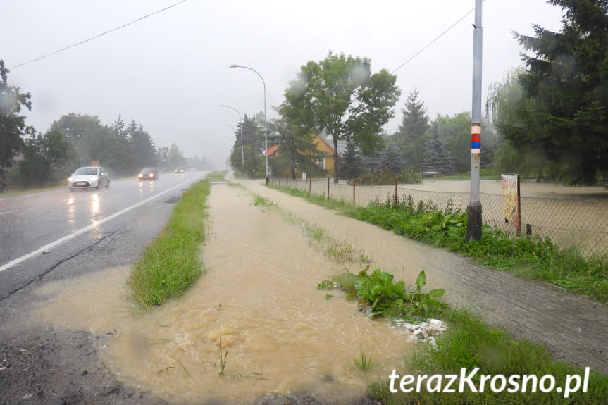 Powiat krośnieński po ulewie