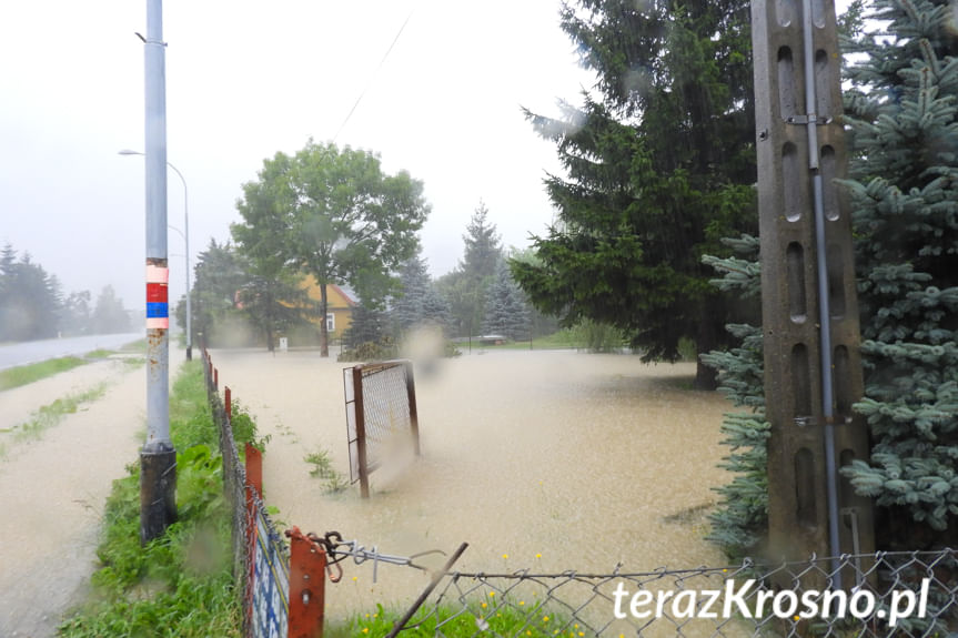 Powiat krośnieński po ulewie