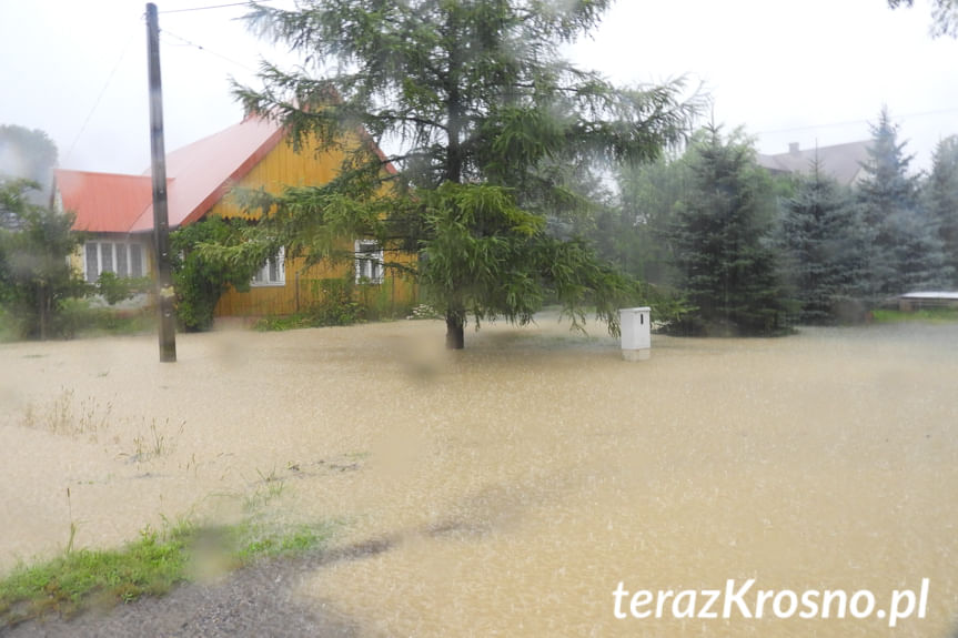 Powiat krośnieński po ulewie