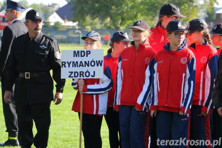 Powiatowe zawody sportowo - pożarnicze w Rymanowie