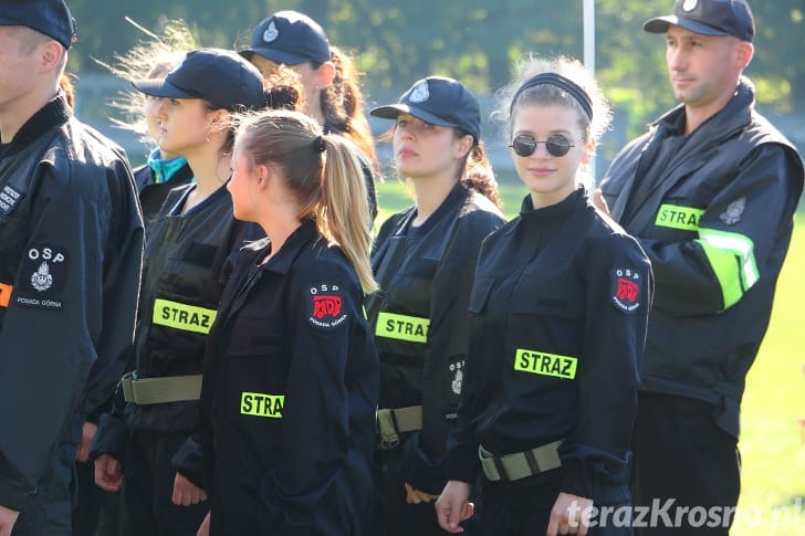 Powiatowe zawody sportowo - pożarnicze w Rymanowie