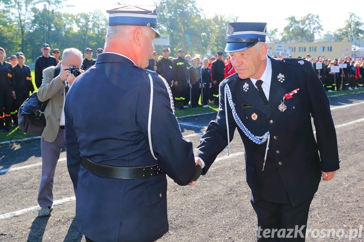 Powiatowe zawody sportowo - pożarnicze w Rymanowie