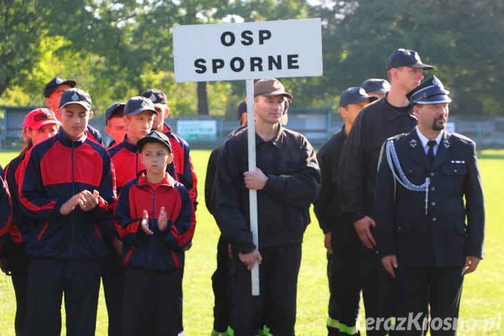 Powiatowe zawody sportowo - pożarnicze w Rymanowie