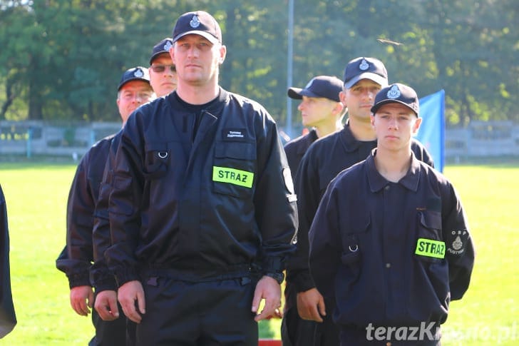 Powiatowe zawody sportowo - pożarnicze w Rymanowie