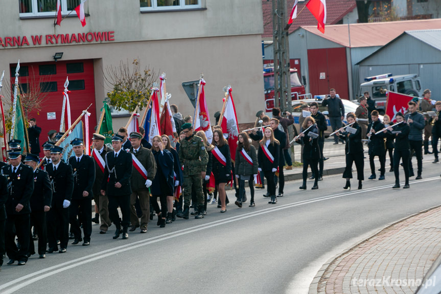 Powiatowo - Gminne uroczystości z okazji Święta Niepodległości w Rymanowie