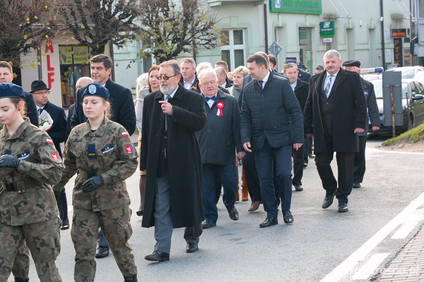 Powiatowo - Gminne uroczystości z okazji Święta Niepodległości w Rymanowie