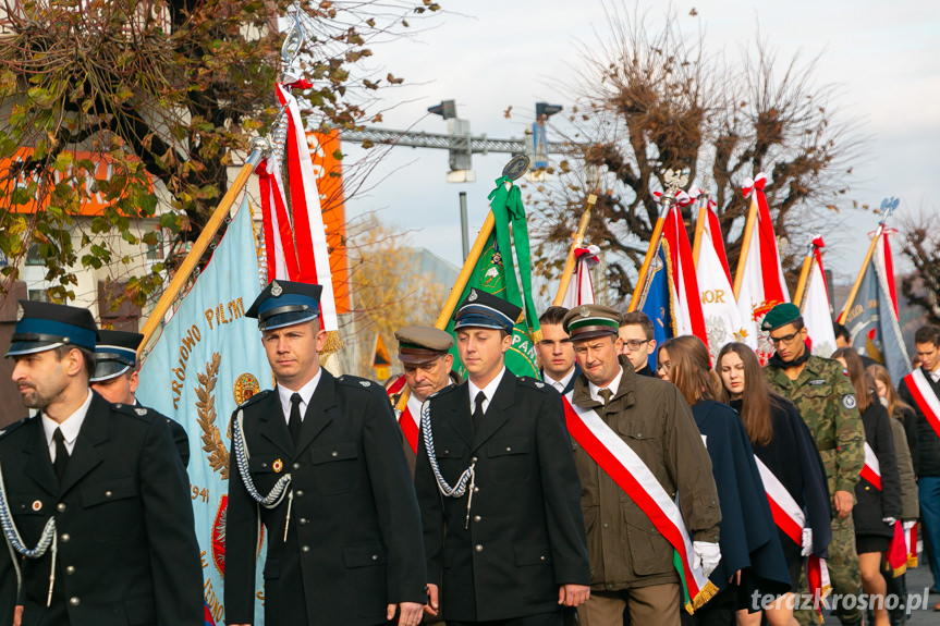 Powiatowo - Gminne uroczystości z okazji Święta Niepodległości w Rymanowie