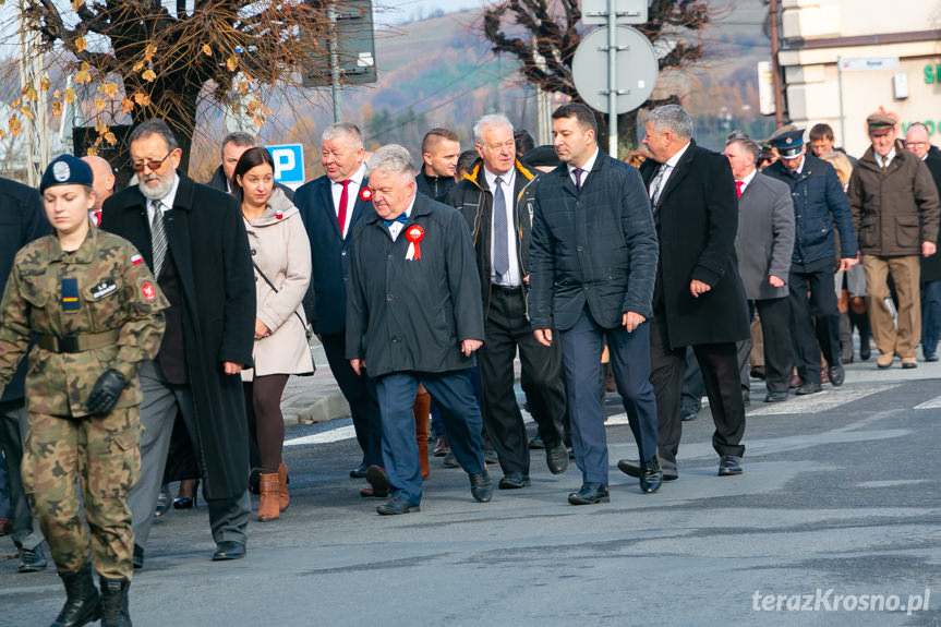 Powiatowo - Gminne uroczystości z okazji Święta Niepodległości w Rymanowie