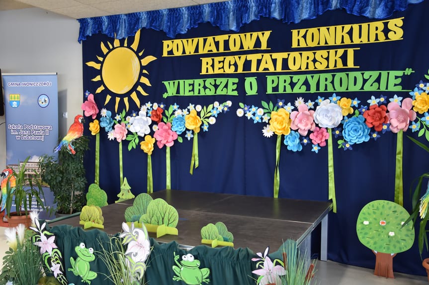 Powiatowy Konkurs Recytatorski "Wiersze o przyrodzie"