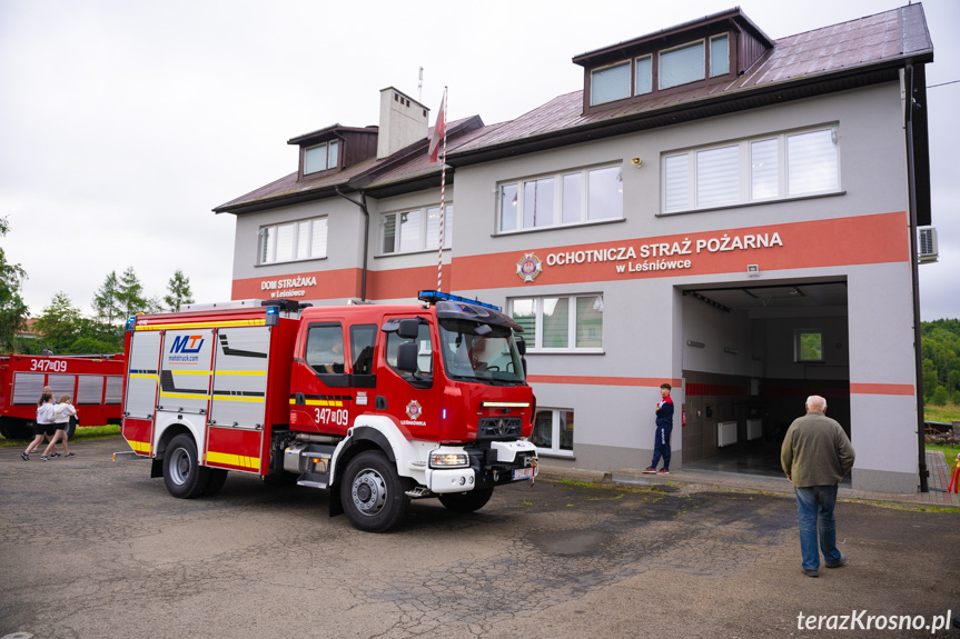 Powitanie samochodu OSP Leśniówka