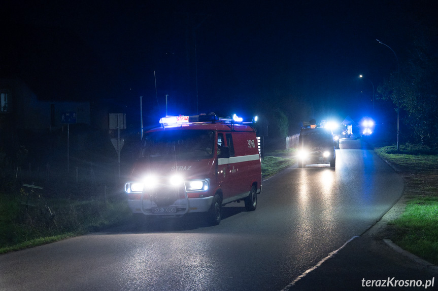 Powitanie samochodu OSP Żarnowiec