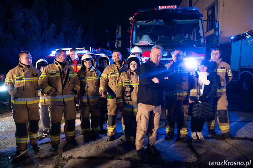 Powitanie samochodu OSP Żarnowiec