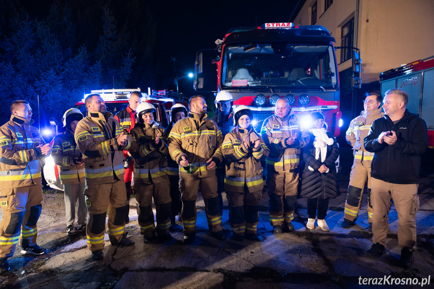 Powitanie samochodu OSP Żarnowiec