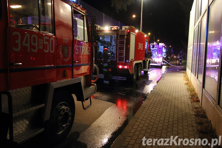 Pożar domu przy ul. Podkarpackiej w Krośnie