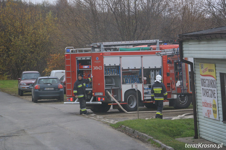 Pożar baru w Iwoniczu-Zdroju