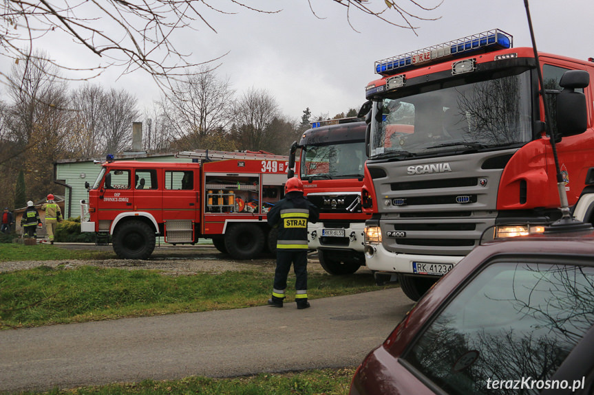 Pożar baru w Iwoniczu-Zdroju