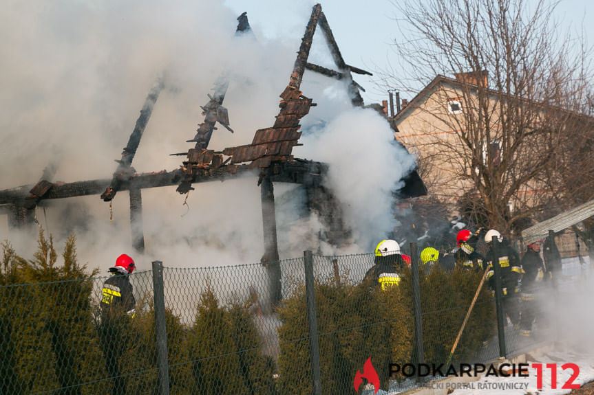 Pożar budynku gospodarczego w Dobieszynie