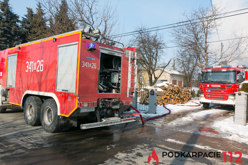 Pożar budynku gospodarczego w Dobieszynie