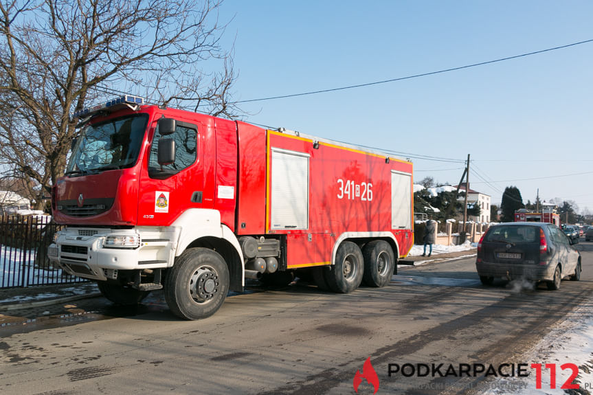 Pożar budynku gospodarczego w Dobieszynie